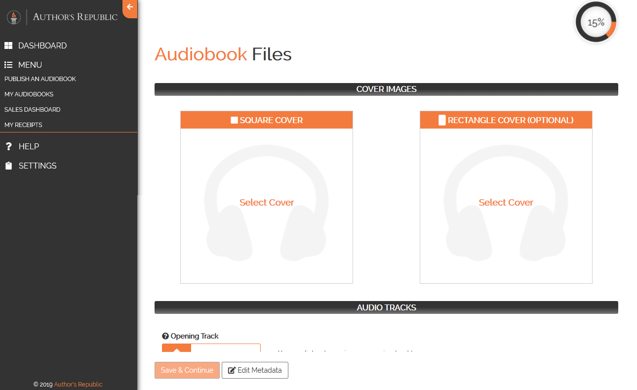 Upload Cover Images